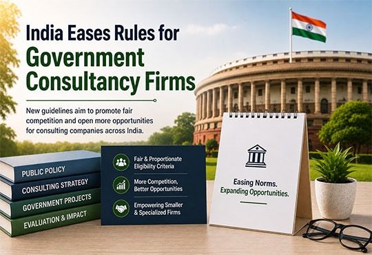 India Eases Rules for Government Consultancy Firms